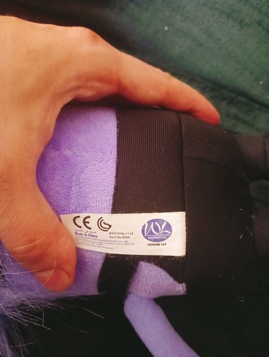 Zły Minionek Fioletowy maskotka