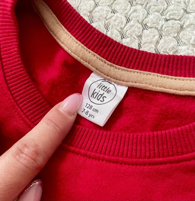 Новорічна ( різдвяна ) кофта ( реглан) на вік 7-8 років