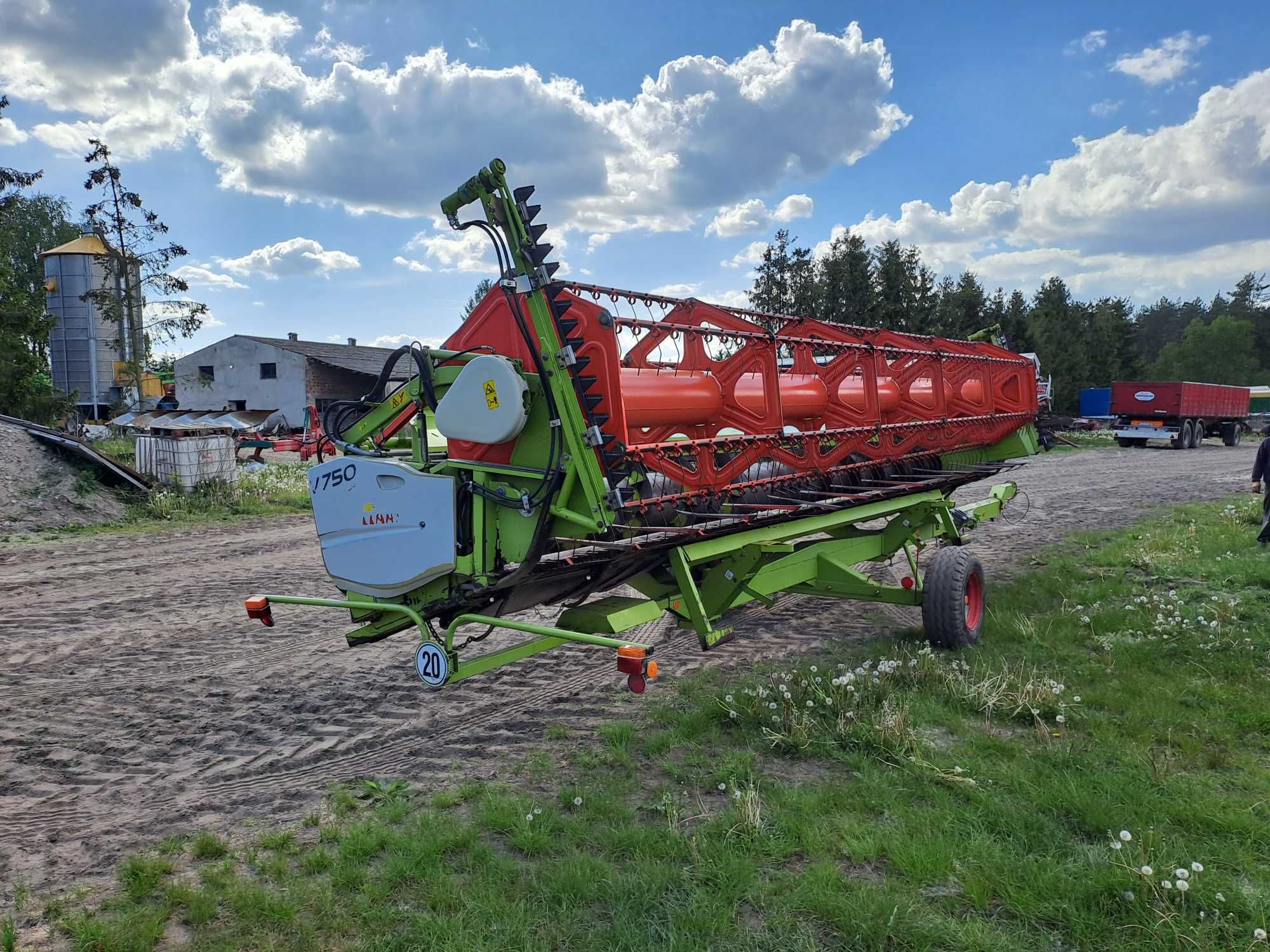 Claas lexion 560 cheder vario 7.5metra 2009rok