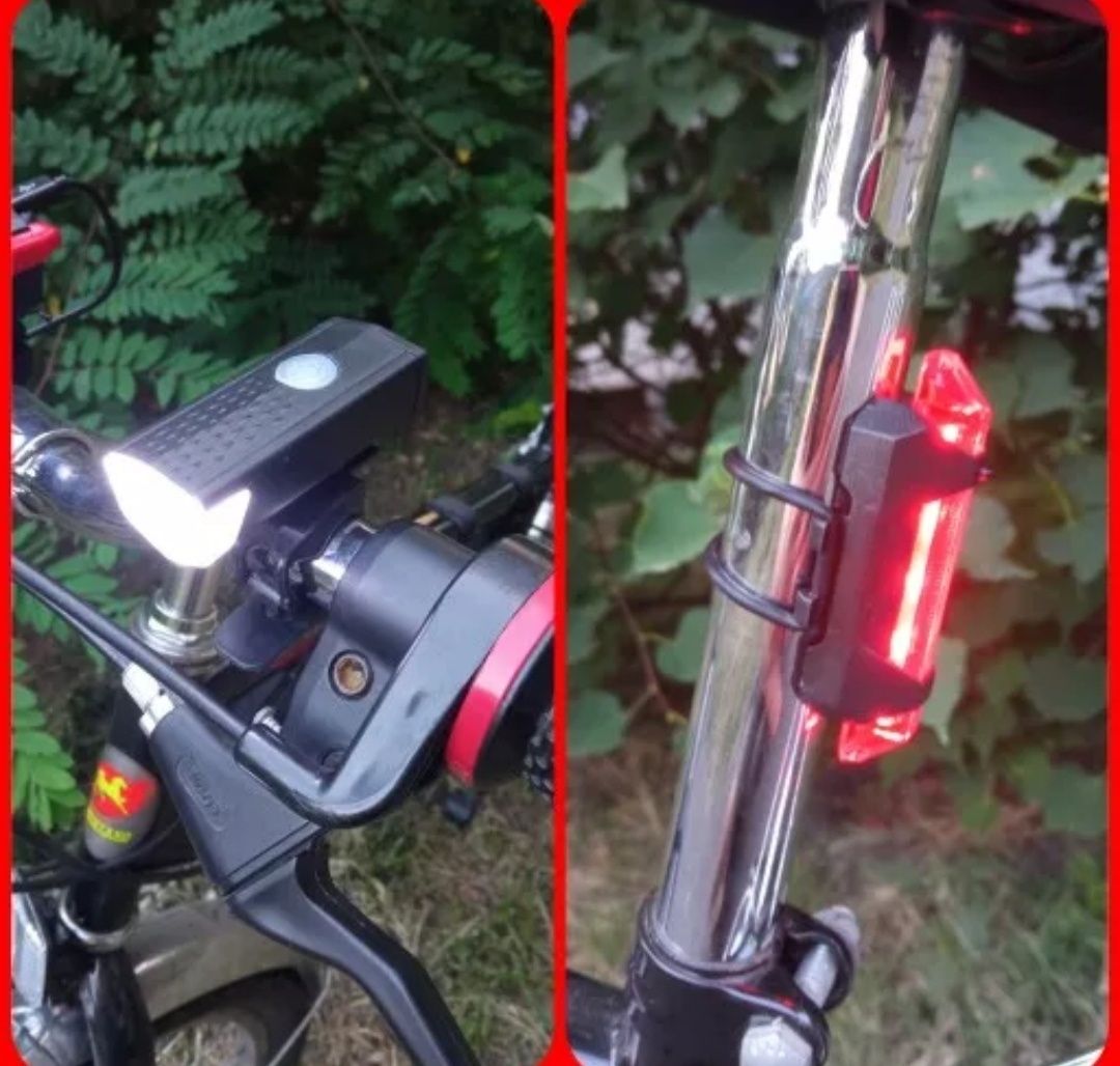Велосипедний ліхтар з габаритами