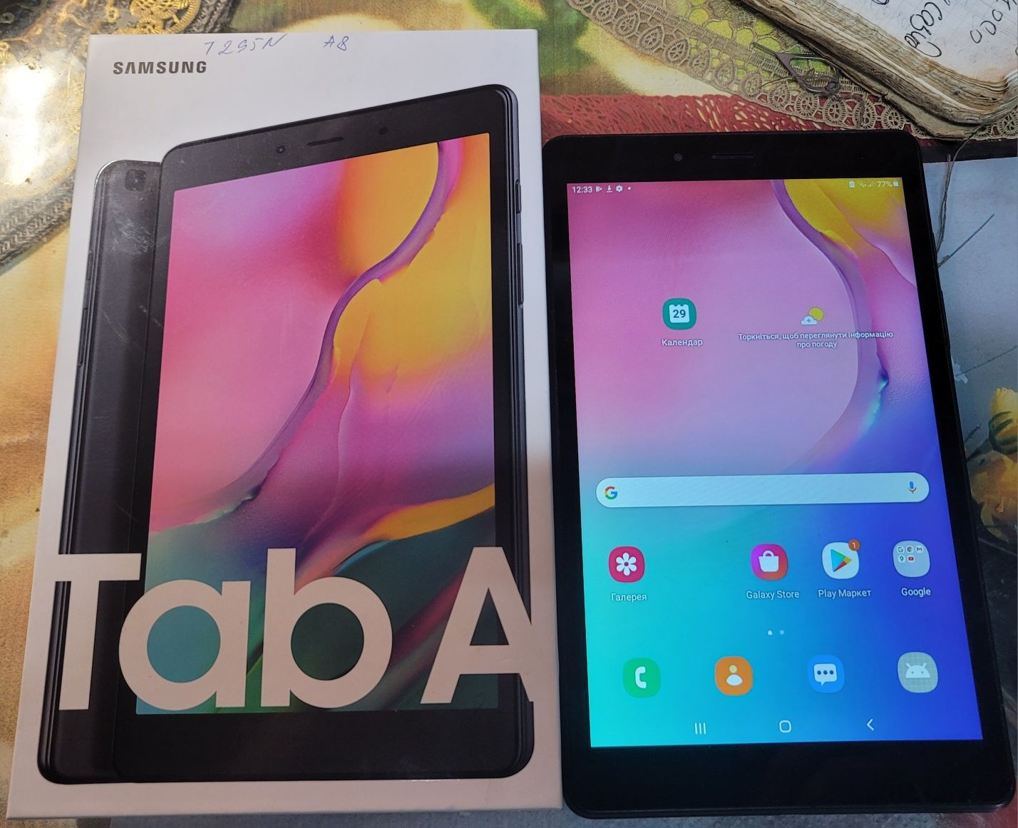 Планшет, телефон Samsung SM 295,сим1,фарфор,статуэт,sharp
