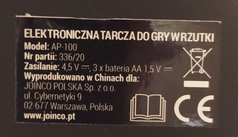 Tarcza Elektroniczną Do Gry w Lotki i Darta
