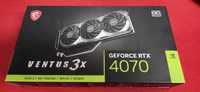 MSI GeForce RTX 4070 VENTUS 3X, używane, stan bardzo dobry