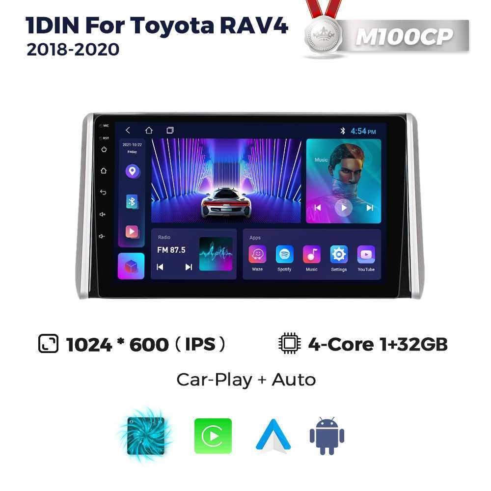 Штатна магнітола Toyota RAV4 android GPS навігація мультимедія ТОЙОТА