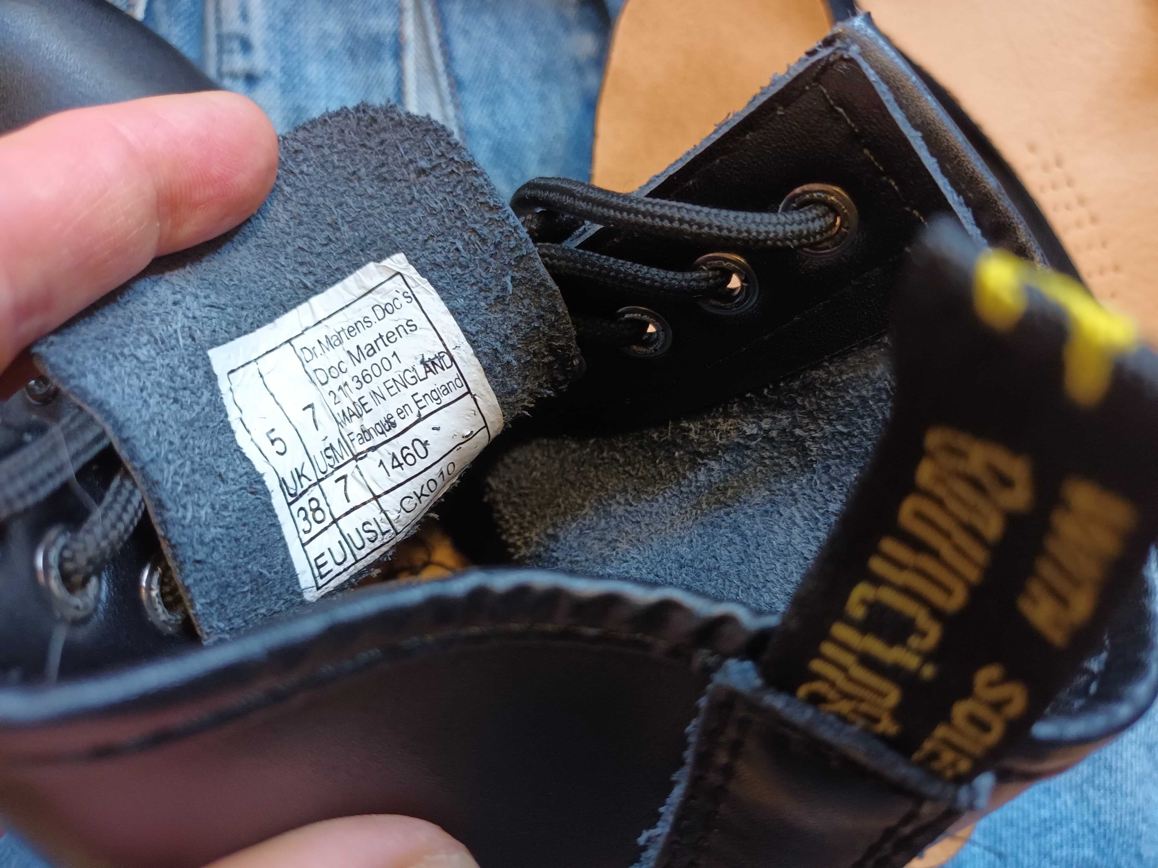 DR MARTENS 1460 buty botki trapery glany r.37/38 jak nowe