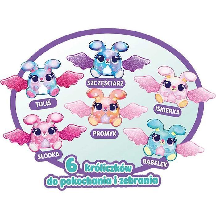 Moc Radości Króliczki Maskotka Niespodzianka Króliczek Wielkanocny