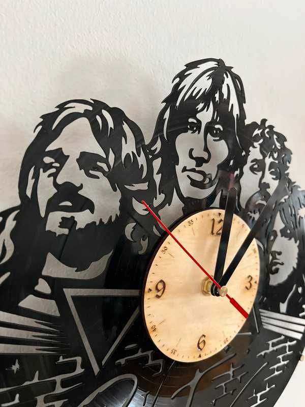Zegar płyta PINK FLOYD, handmade