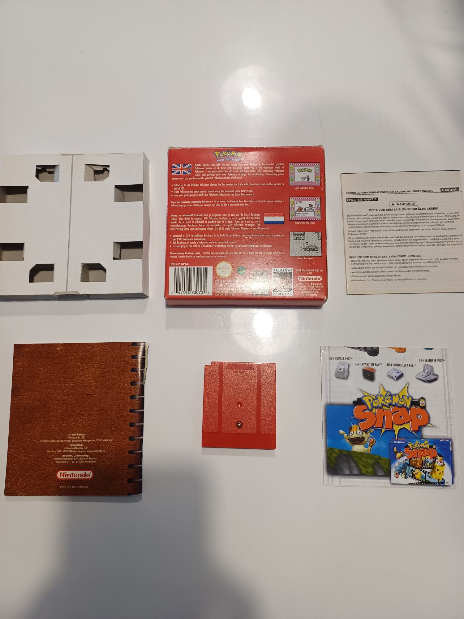 Pokemon Red Nintendo Gameboy  / Color/ Advance komplet oryginał