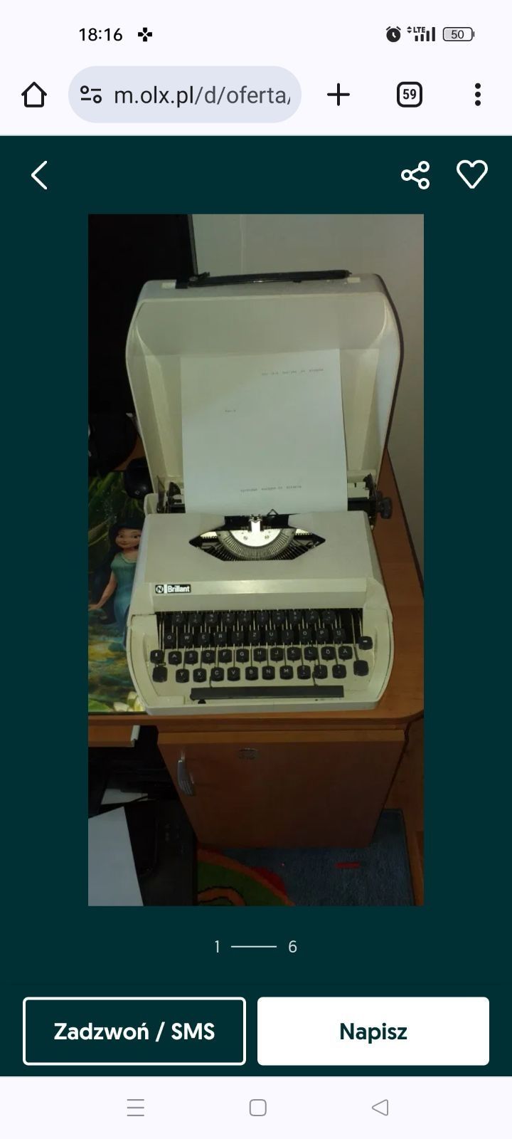 Maszyna do pisania Brillant