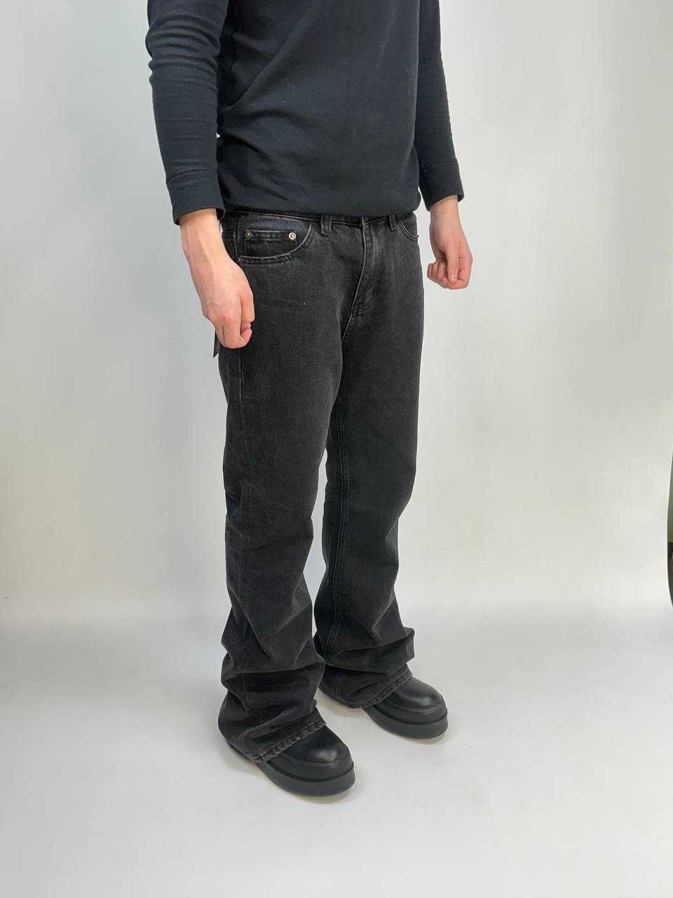 BALENCIAGA flared faded washed jeans клеш кльош джинси джинсы archive