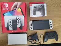 Nintendo Switch OLED + pad. Jak nowe.