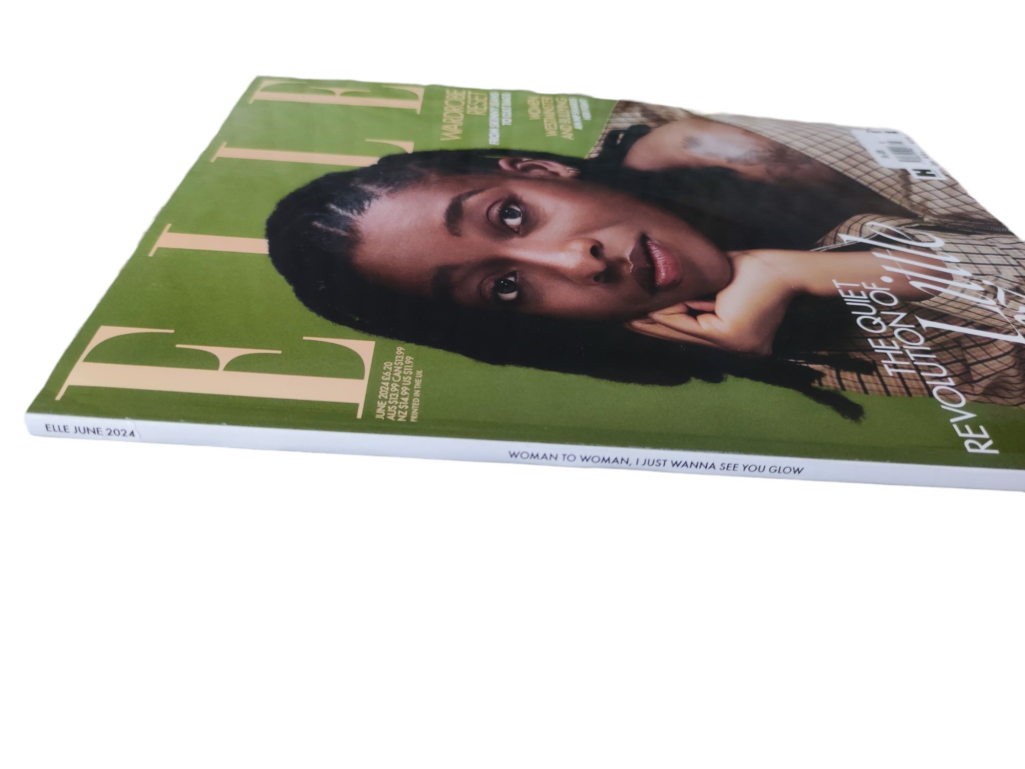 Magazyn ELLE UK 06/24 Little Simz Quiet Power aktywistka Moda styl kob