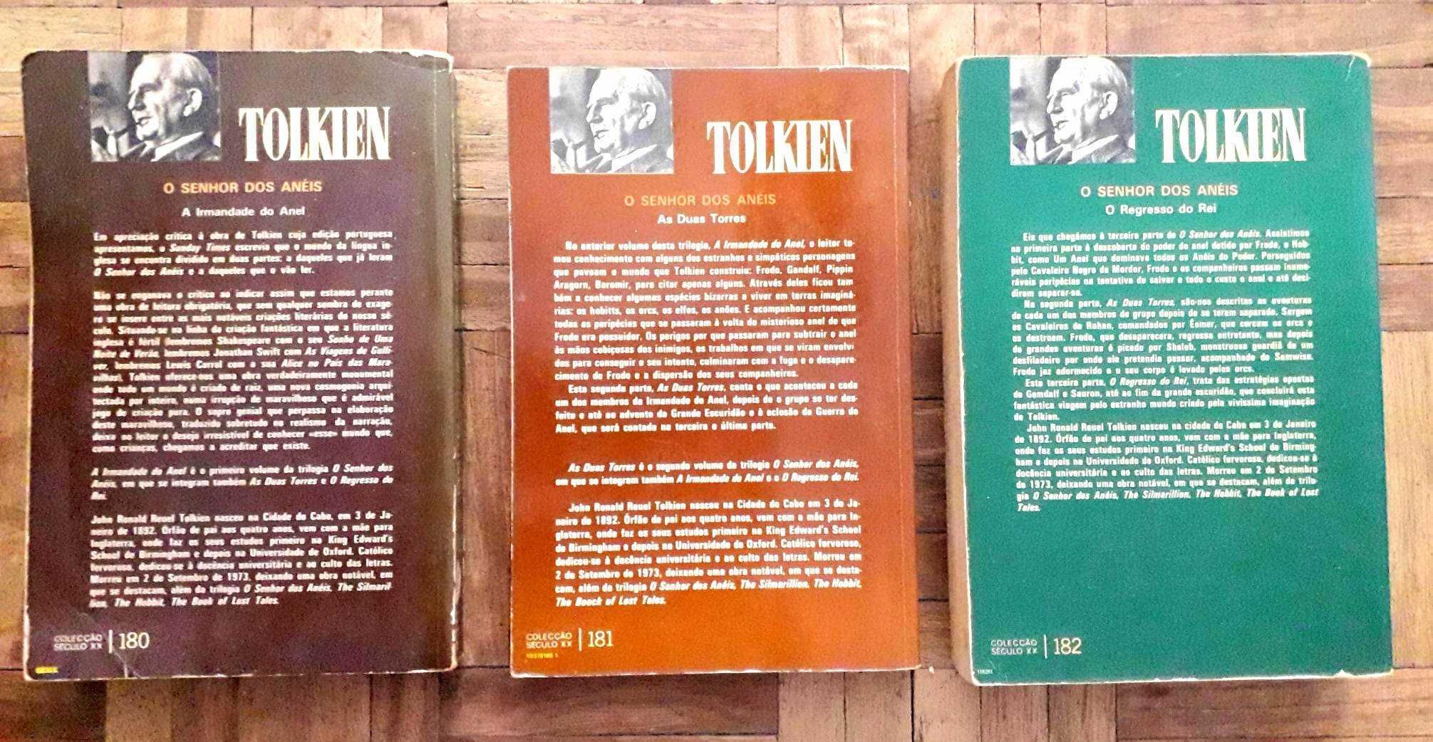 Livros Trilogia "O Senhor dos Anéis" - J. R. R. Tolkien