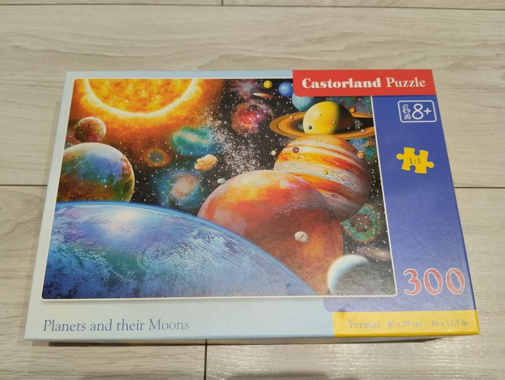 Puzzle Planety i ich księżyce