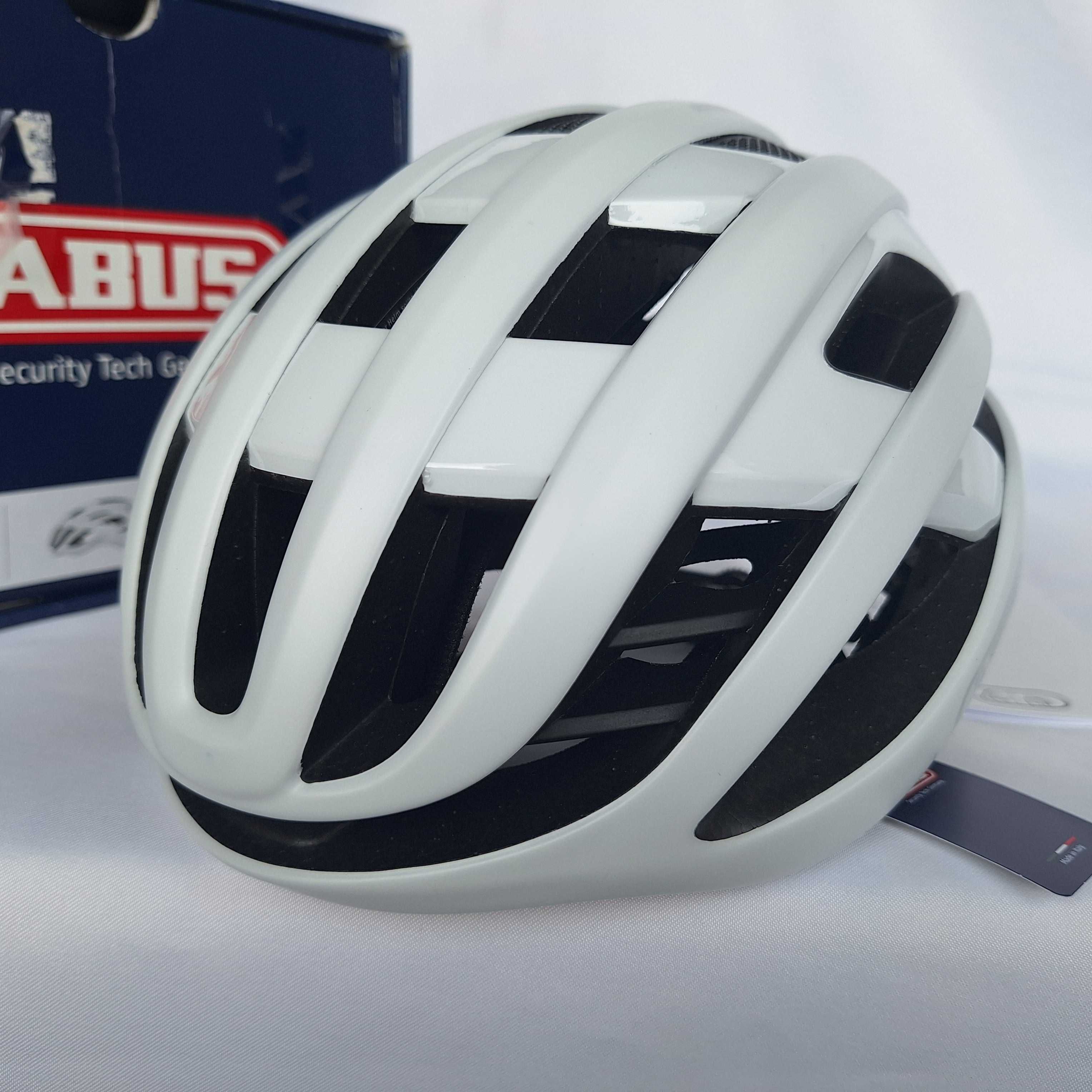 Kask rowerowy szosowy Abus AirBreaker Polar White Matt S 51-55cm