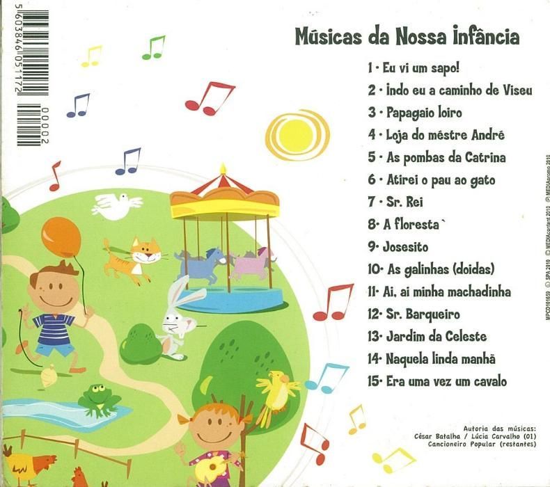 CD Músicas da Nossa Infância