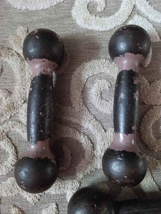 Гантелі литі пара по 1 кг, пара по 3кг