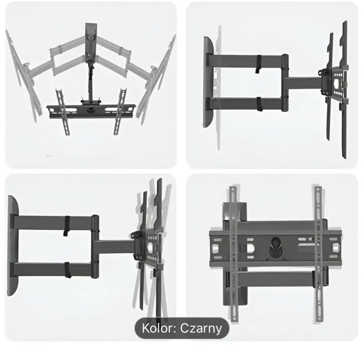 Uchwyt Do Telewizora Retoo TechPro, Wieszak Ścienny TV 26-55 Cali,
