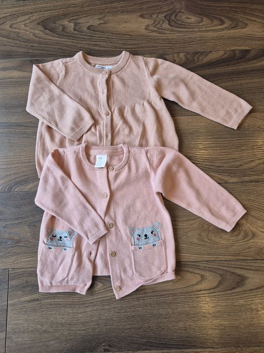 Swetry sweterki sweter zestaw komplet sinaay hm h&m 68 74