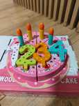 Zabawka drewniany tort Wooden Birthday Cake