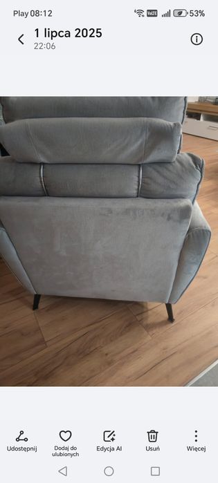 Kanapa  3 osobowa+fotel