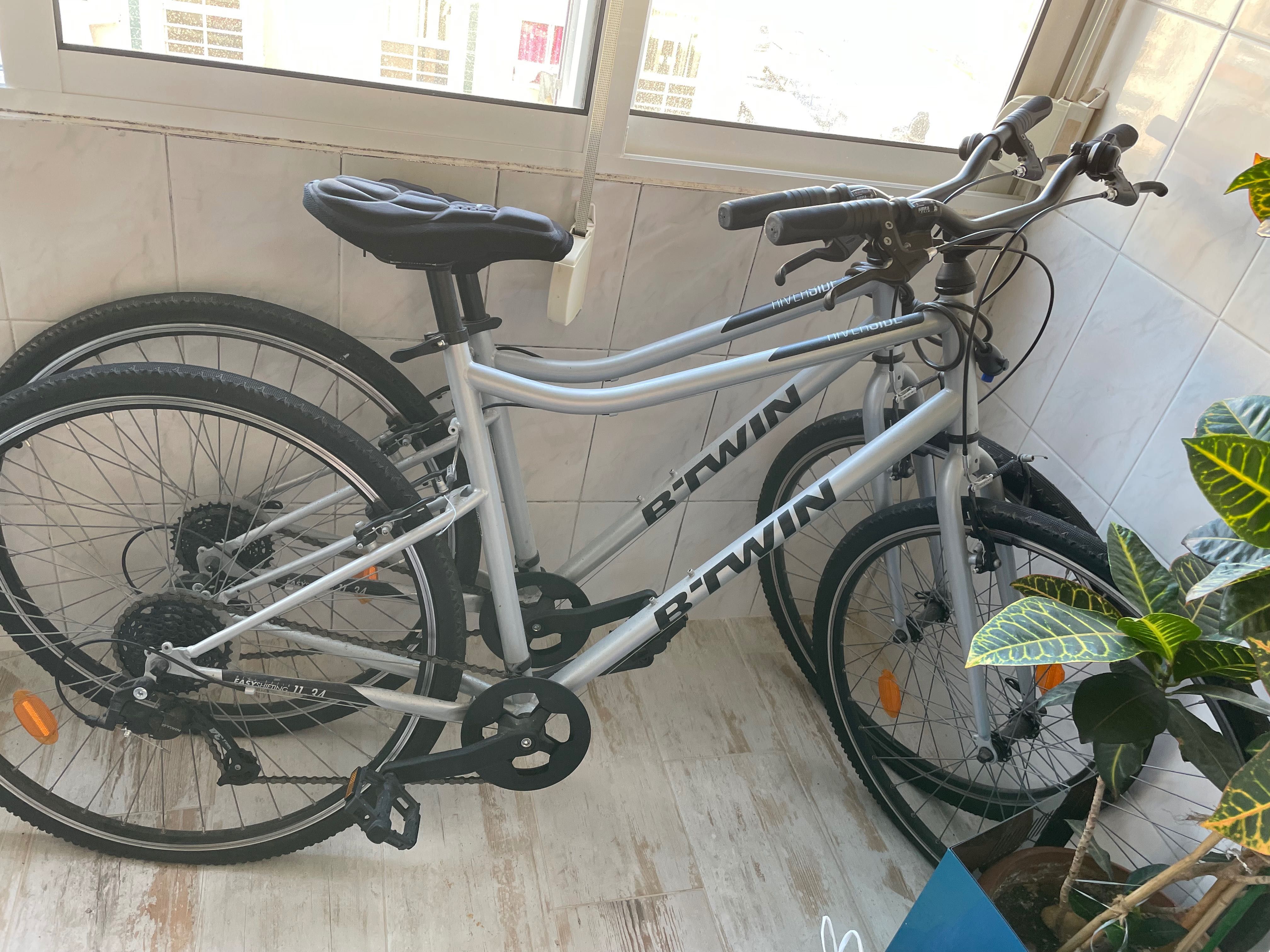 Bicicleta para adulto cor Prata