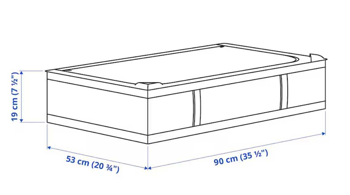 Caixa de Arrumação Skubb Ikea