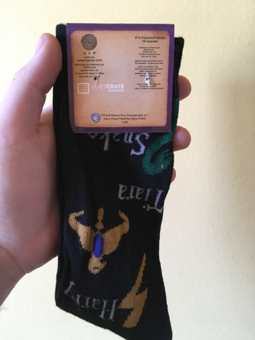 Meias Harry Poter Lootcrate