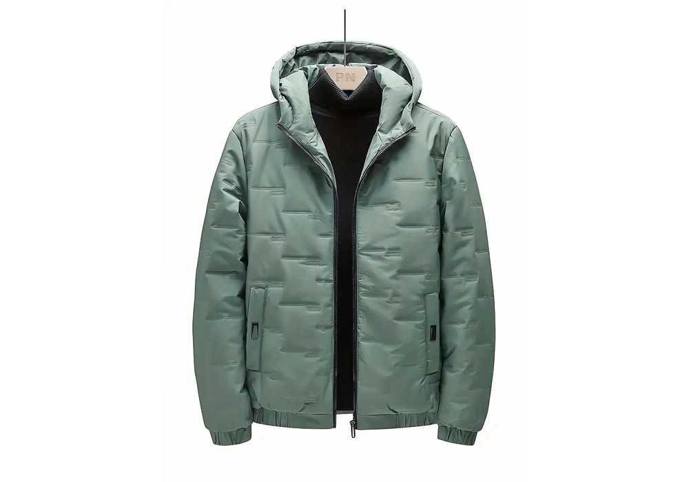 Куртка мужская с капюшоном, на молнии. Утеплённая. Размер XXL - НОВАЯ!