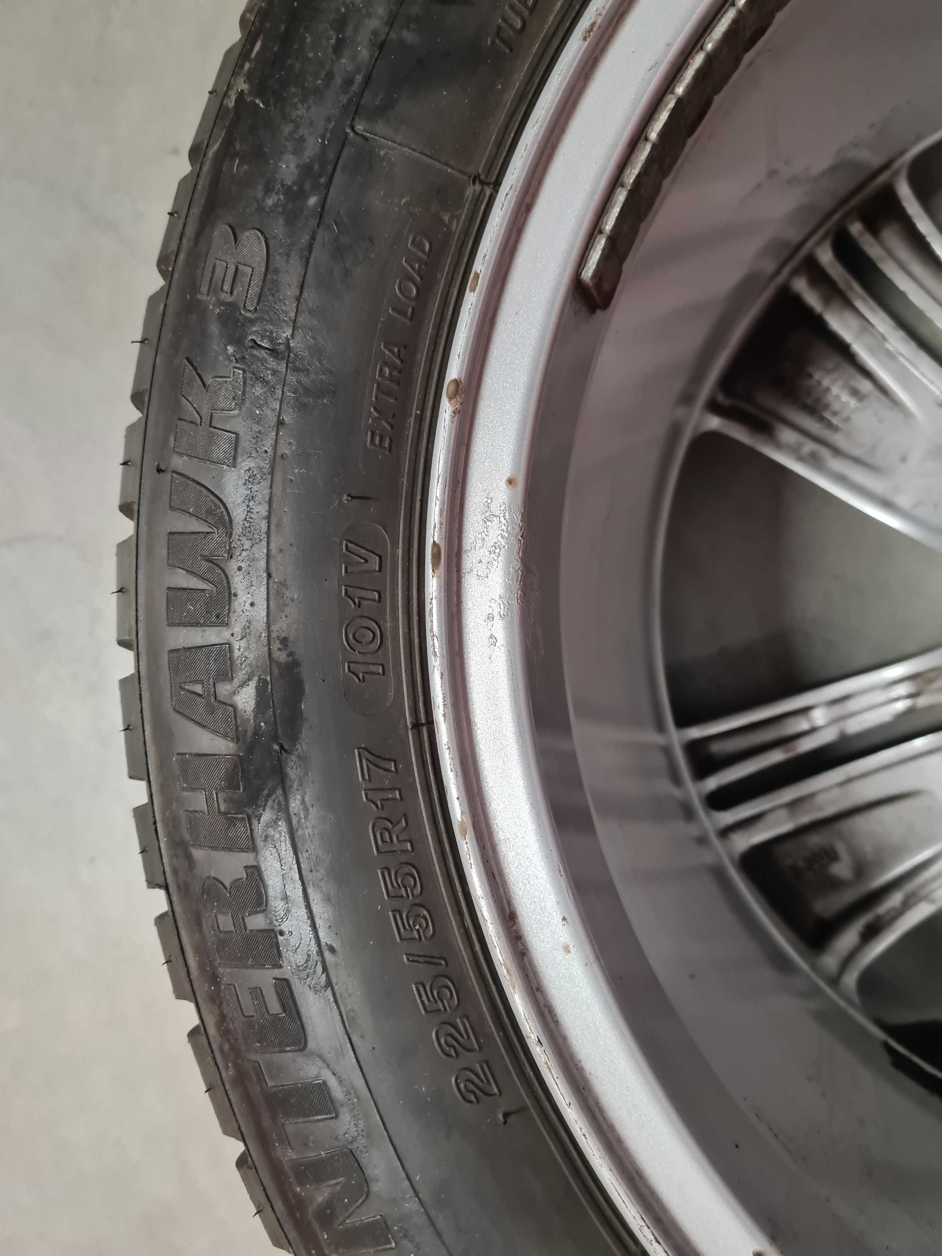 Felgi do Opla Insigni B z oponami Firestone Winterhawk 3 225/55 R17