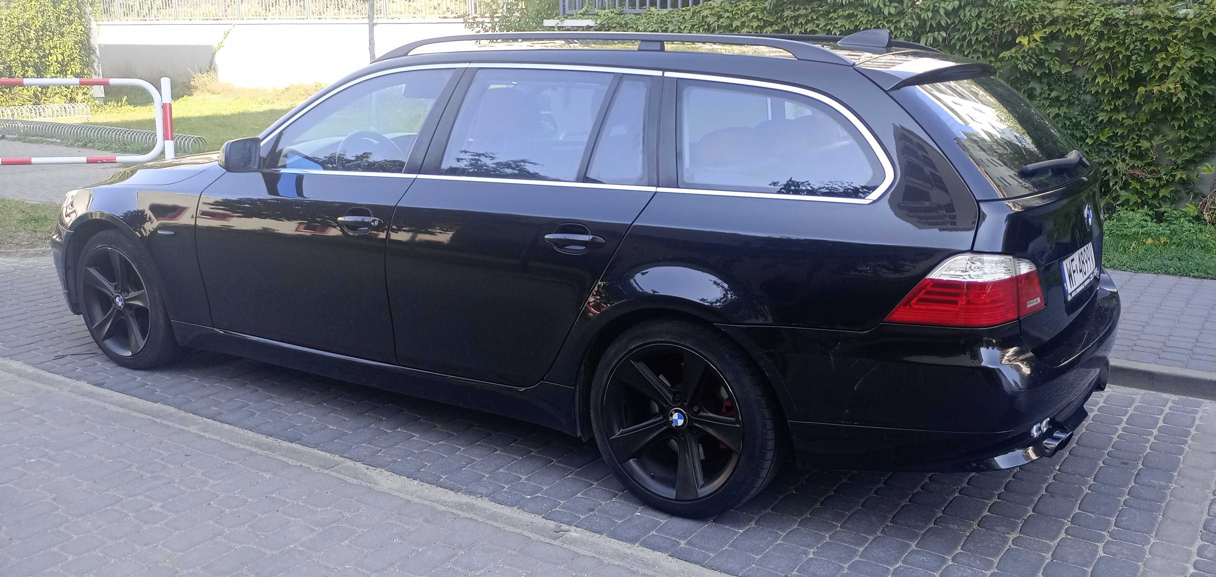 BMW 523i e61 Lci 2007r  skóry klima tempomat grzane fotele 190hp