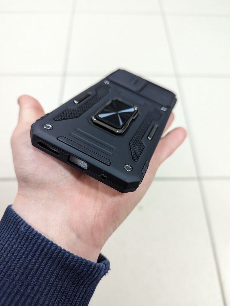 Противоударный чехол Motorola G14 с кольцом бампер чохол