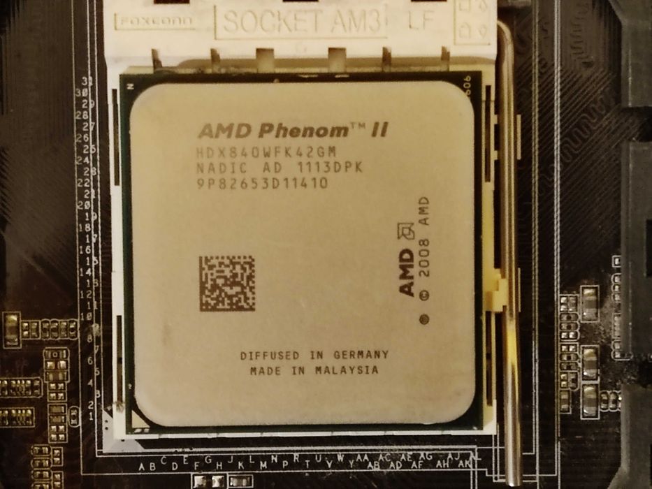 Płyta główna Asus AM3 M4N68T-M LE V2 + AMD Phenom II X4 840 + 4GB DDR3
