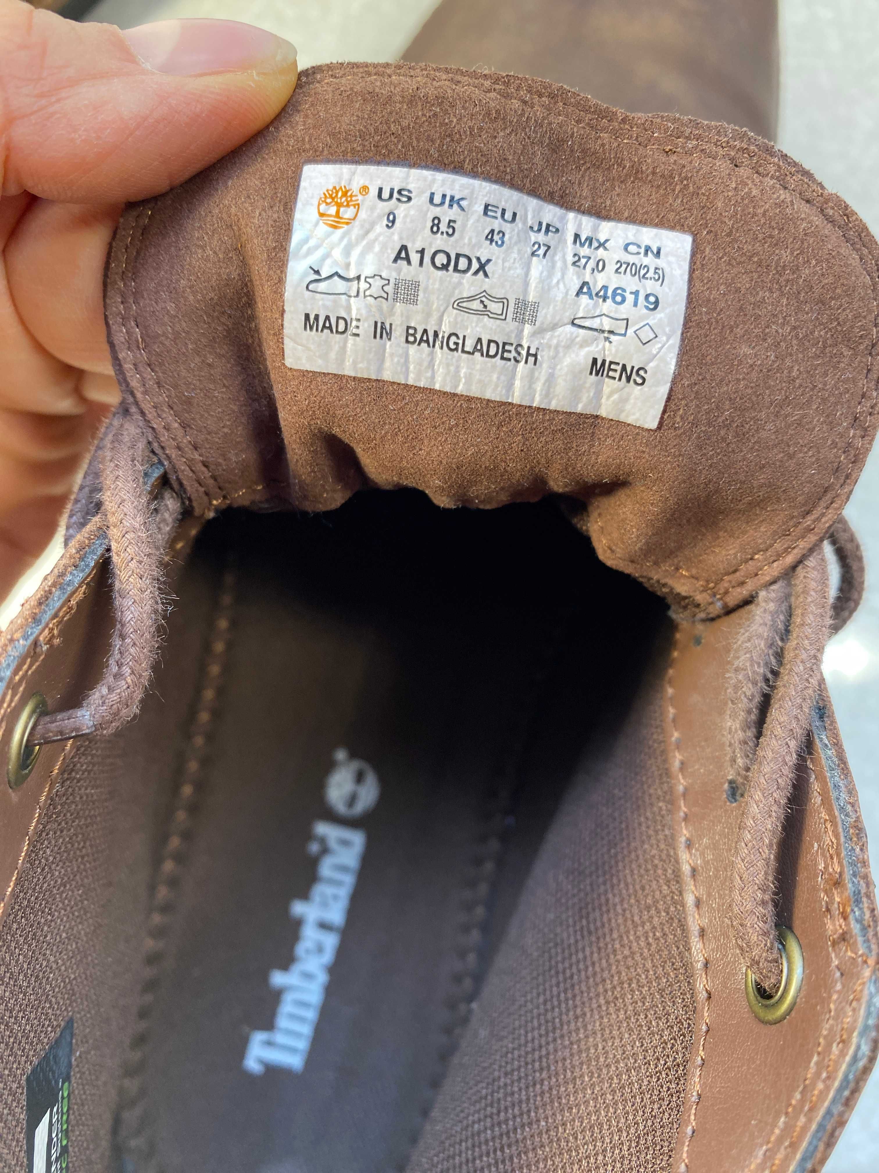 Timberland Lafayette Park Premium Chukka ботинки 43 р 27 см оригинал