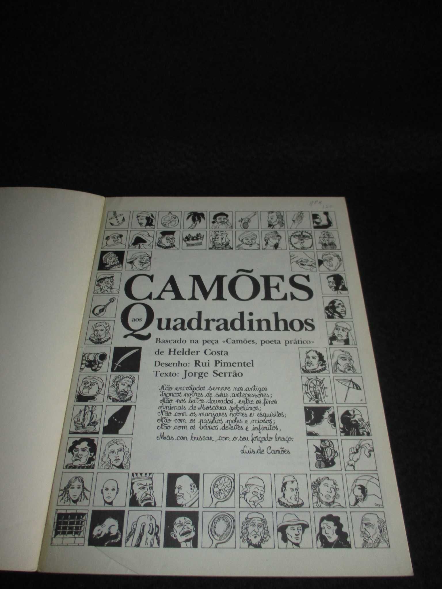 Livro BD Camões aos Quadradinhos Rui Pimentel Jorge Serrão