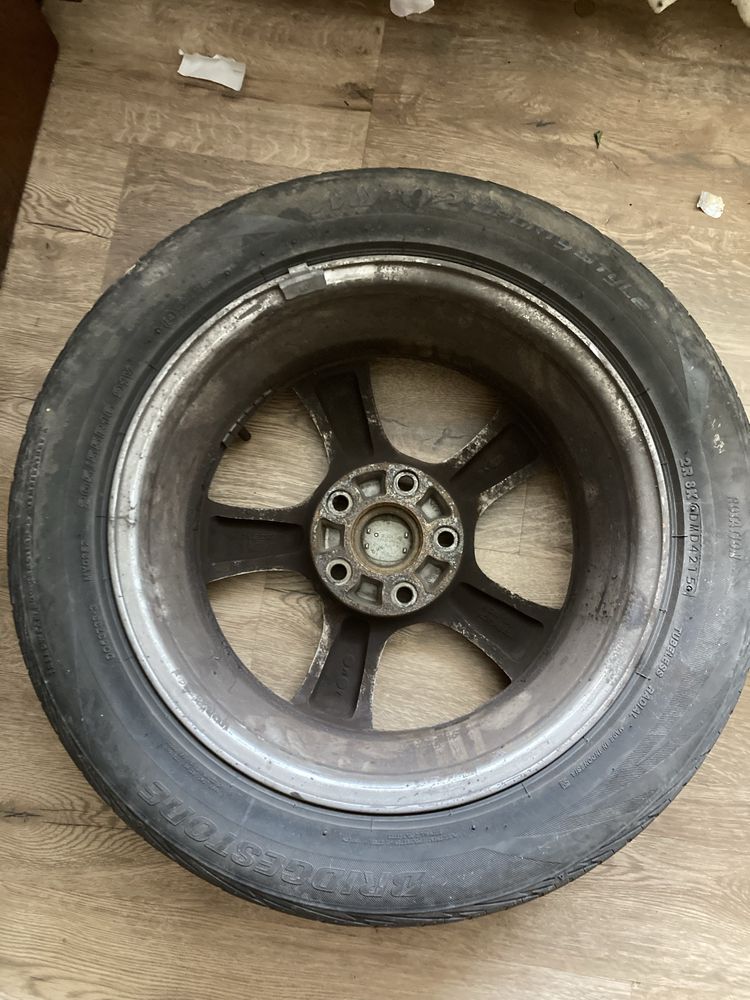Колеса : диск + шина mazda 3 оригінальні r16 55/205 bridgestone