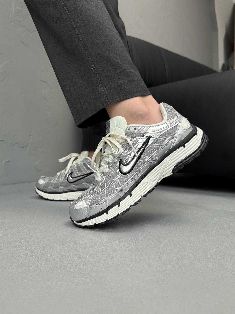 Кросівки Nike P-6000 Silver Classic premium