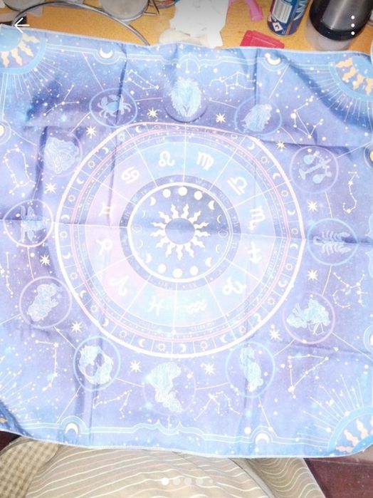 Pano de mesa para jogar tarot