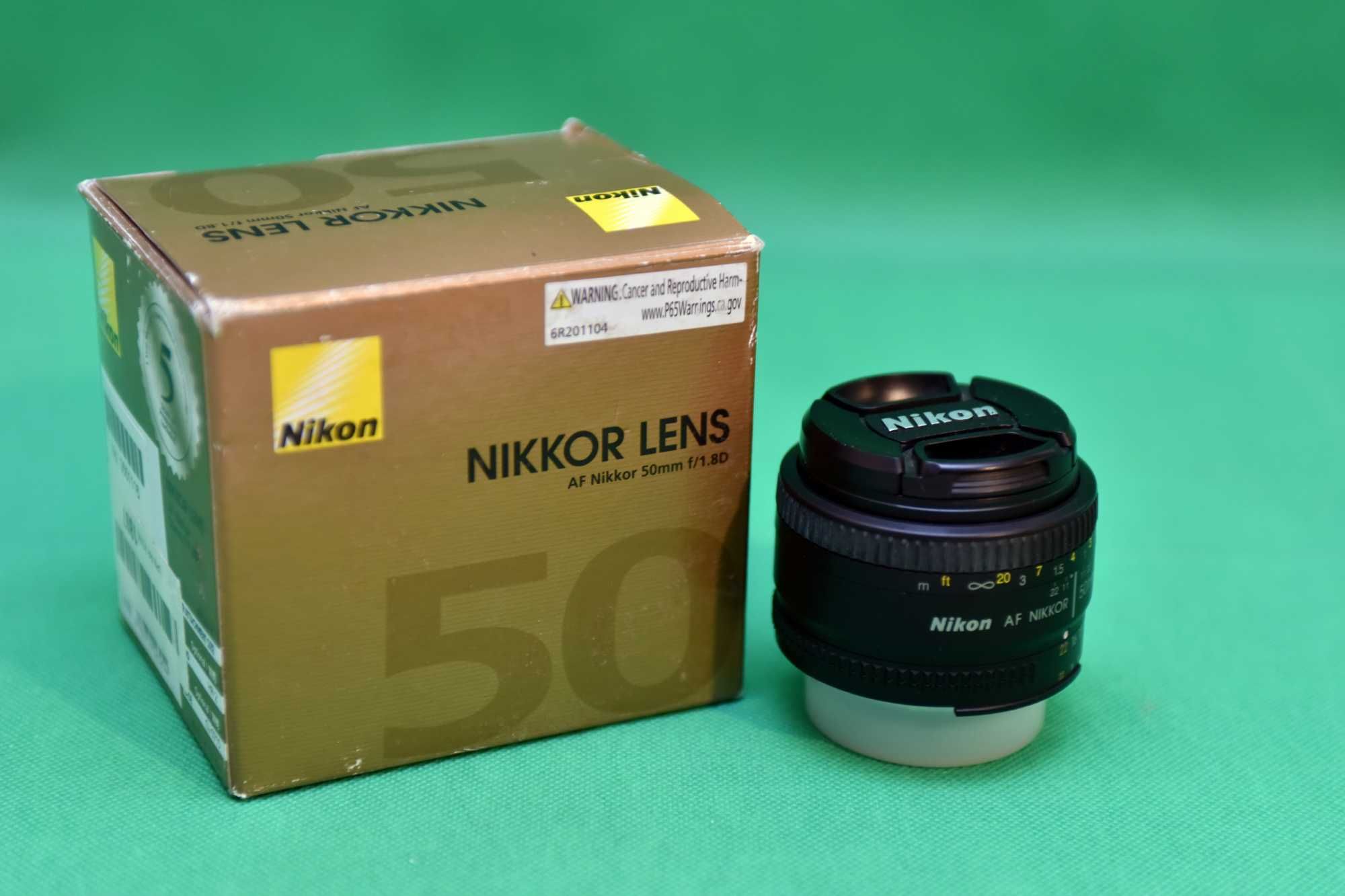 AF Nikkor 50mm f/1.8D Об'єктив FX Nikon Стан нового!