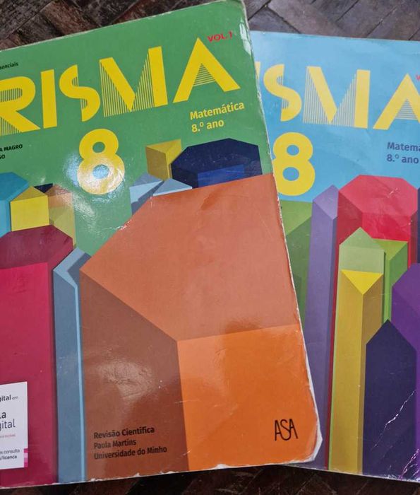 Prisma 8 - Manuais (Volume 1 e 2) - 14€