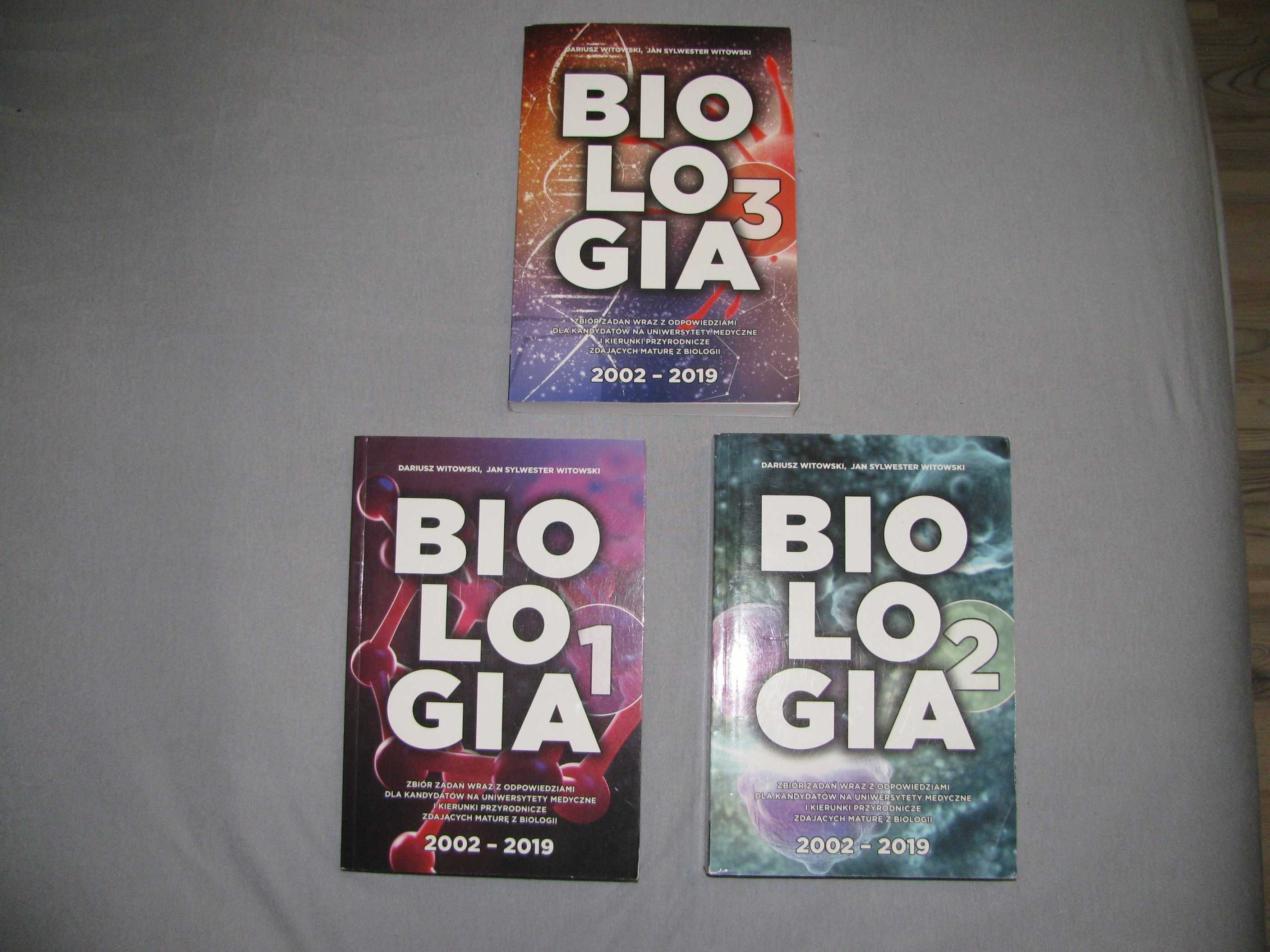 Biologia Zbiór zadań z odp Tom 1, 2, 3 WITOWSKI