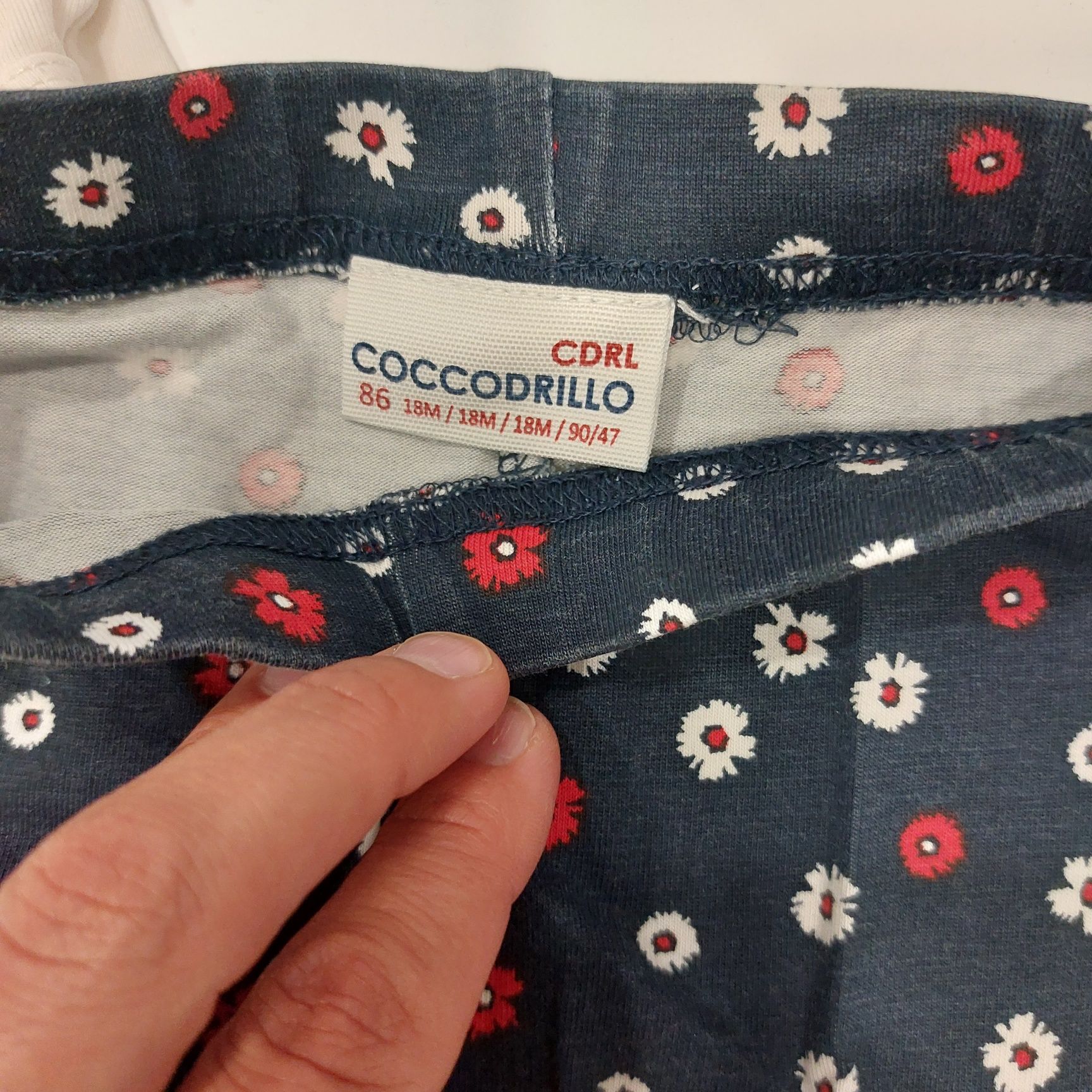 Zestaw dla dziewczynki bluzki legginsy body sukienka Coccodrillo 86