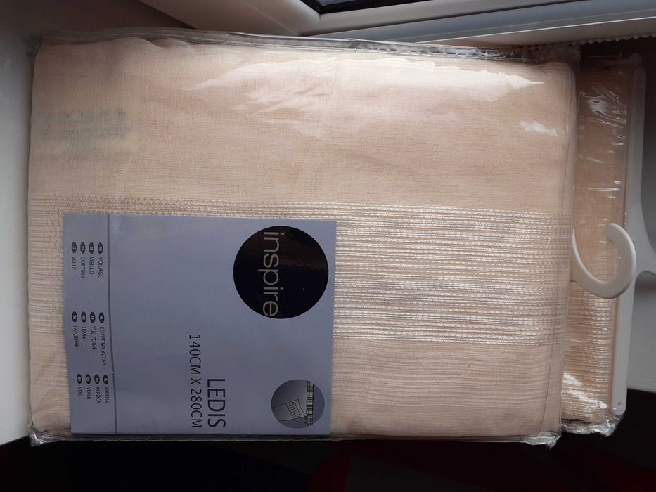 Firany 140x280cm, 2 szt., Inspire, NOWE