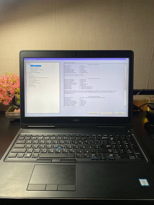 Ноутбук DELL Precision 7510 i7-6920HQ 16/256gb