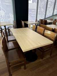 Sprzedam krzesła (drewno lakier) i stoły do gastronomi