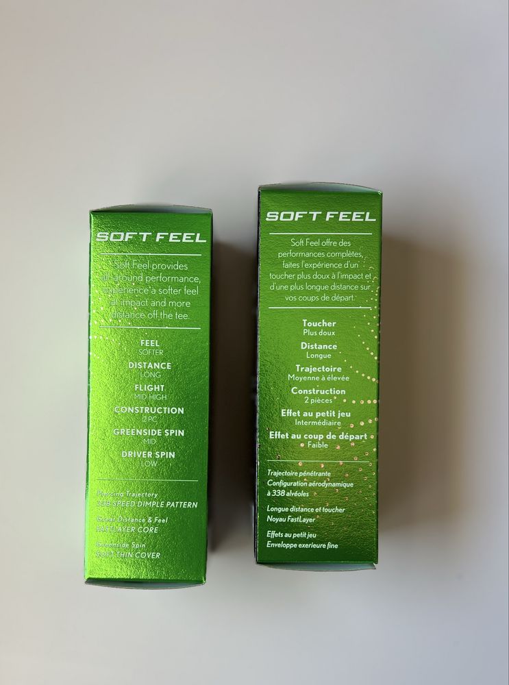 Conjunto de bolas de golf titlestpro v1x & srixon soft feel
