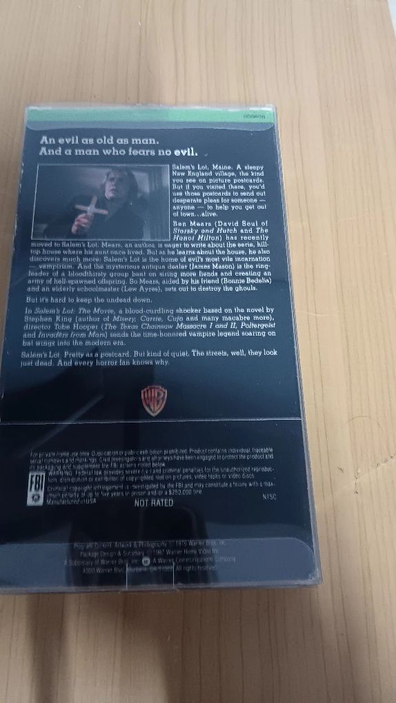 Salem's lot VHS Versão US