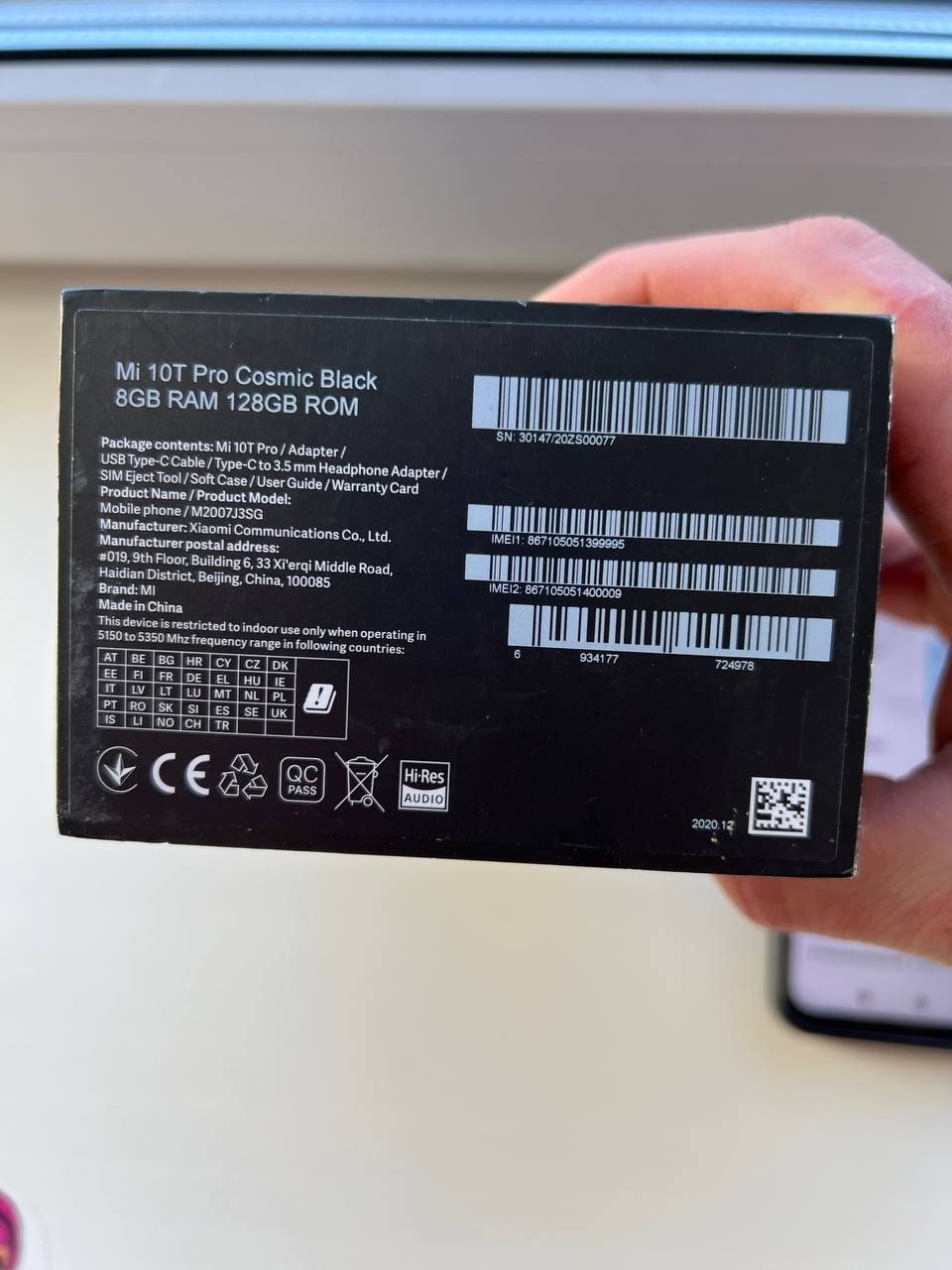 Телефон Xiaomi Mi 10 T pro 8/128