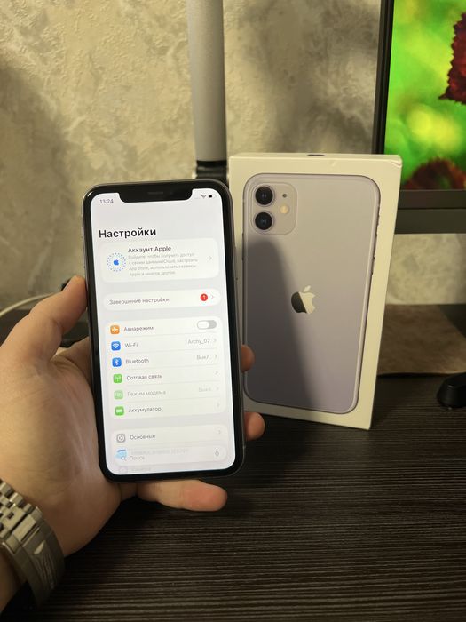 iPhone 11 128Gb • Идеал • Полный комплект • Айфон