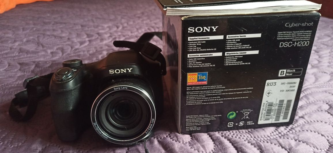 Продам японский фотоаппарат SONY cyber -shot DSC-H200 26x optical zoom